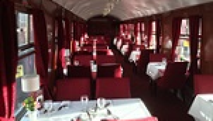 Bitton Belle first class lunchtime dining train