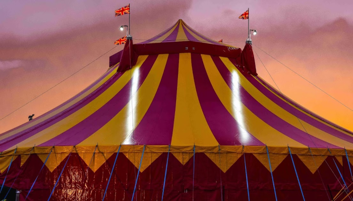 Gandeys Circus Big Top Oldham