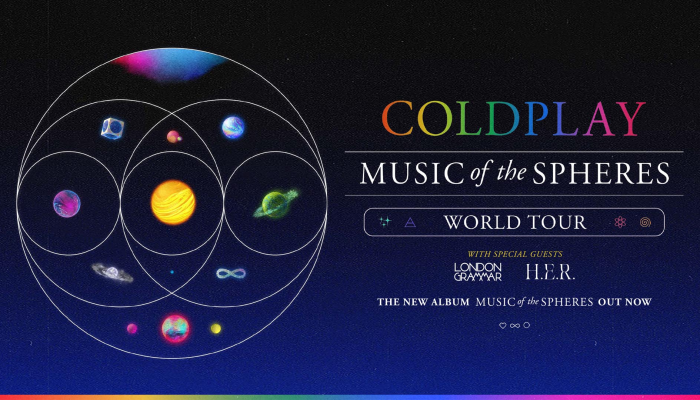 COLDPLAY-MUSIC OF THE SPHERES (CARDIFF)-COACH ONLY