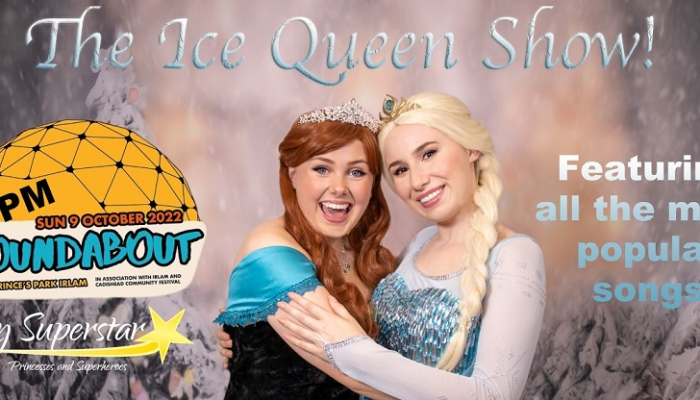 Roundabout in Irlam: The Ice Queen Show