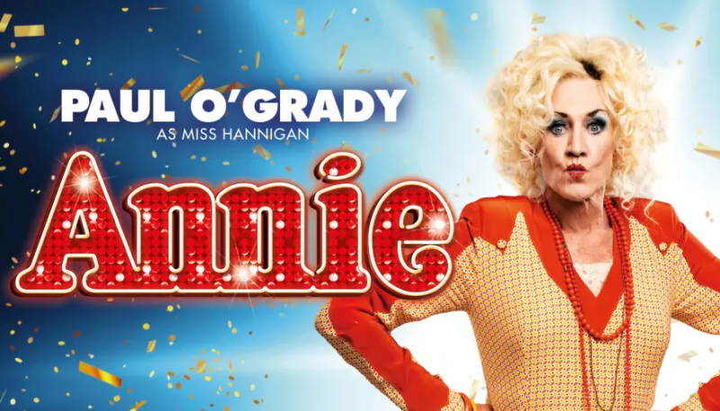 Paul O'grady to star as 'Miss Hannigan' in the UK tour of the Musical ANNIE!