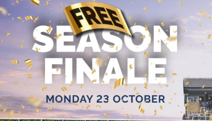 FREE Season Finale - Monday 23 October