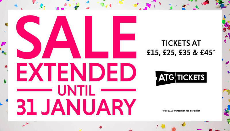 Celebrate the New Year with some fabulous ticket sales!