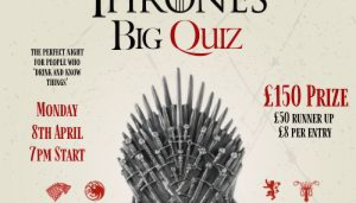 Game of Thrones Big Quiz @ the Charles Bradlaugh