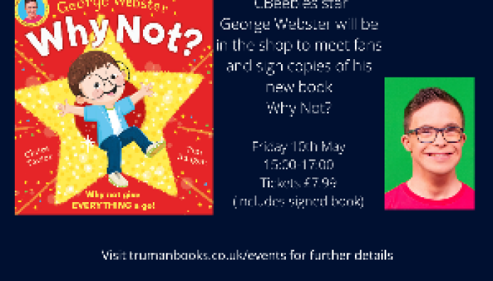 CBeebies Star George 'Why Not? Book Signing